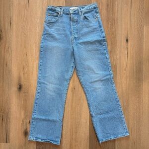 Levi's Ribcage Crop Boot Jeans